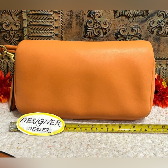 COACH Pillow Tabby Shoulder Bag Candied Orange C0772 - Picture 5 of 14